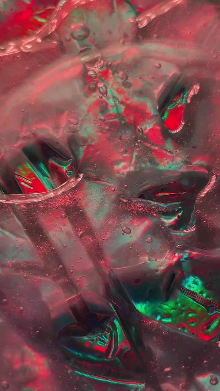 Abstract colorful glass and liquid textures