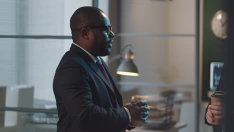 businessmen handshake in office