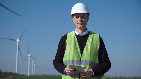 ingénieur d'un parc éolien