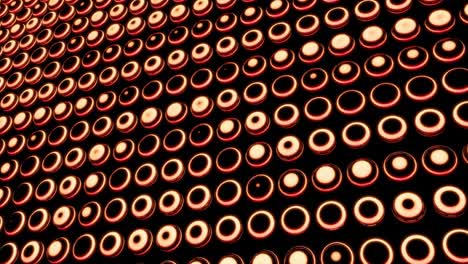 abstract glowing circles pattern