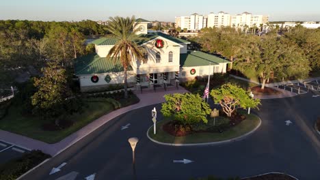 aerial panorama of the lakewood ranch town hall, bradenton, florida