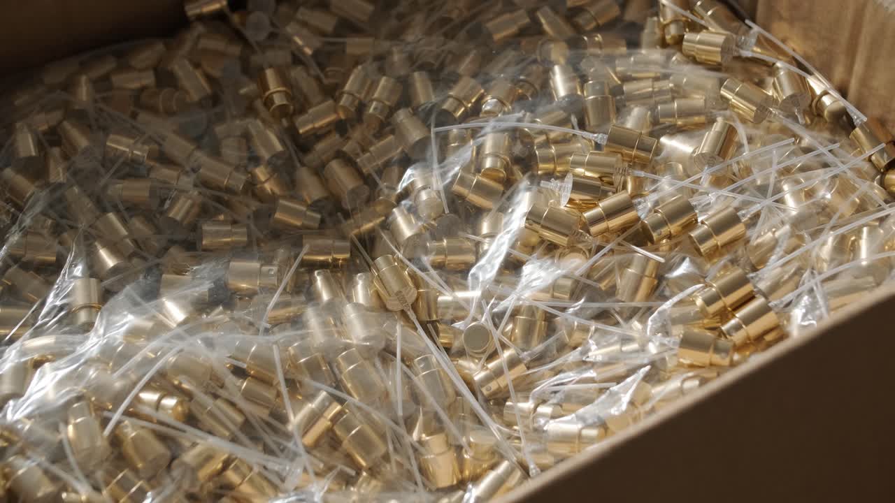 Box of Golden Industrial Products