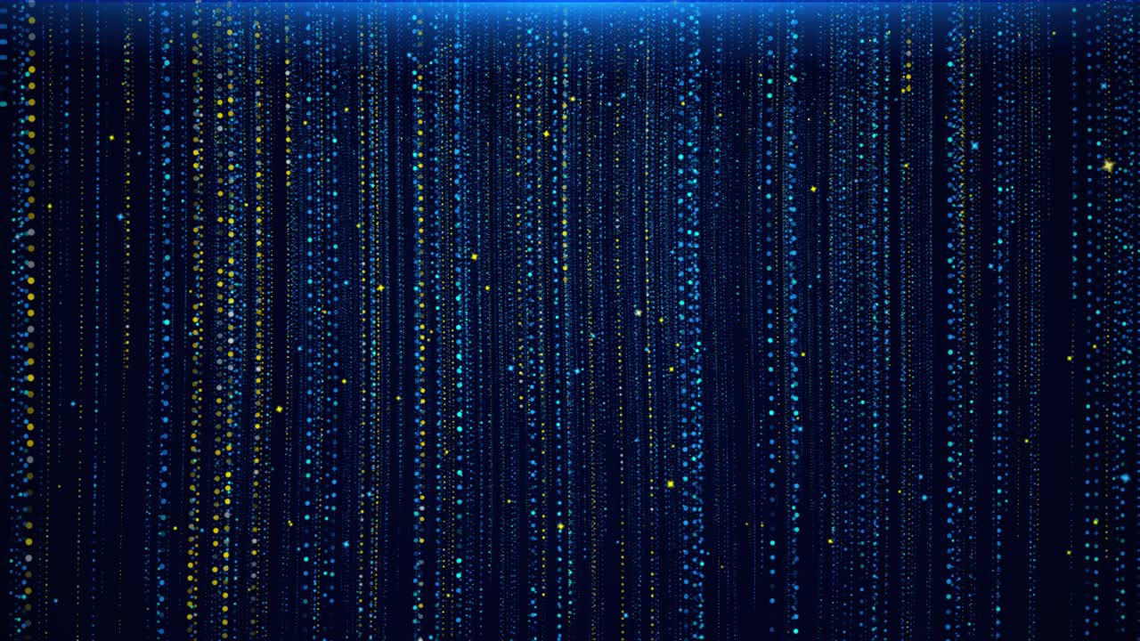 4k background of digital line waving abstract universe particles star dust virtual space beam light