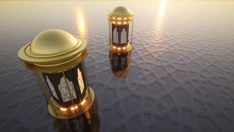 islamic and lantern decoration 4k