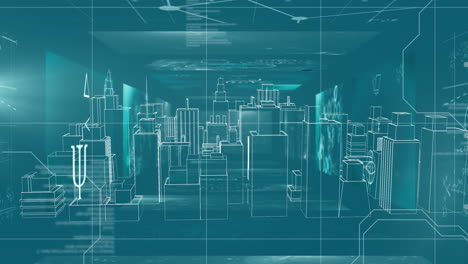 data processing against 3d city model