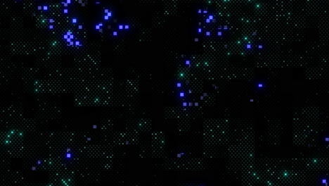 Digital-neon-led-dots-pattern