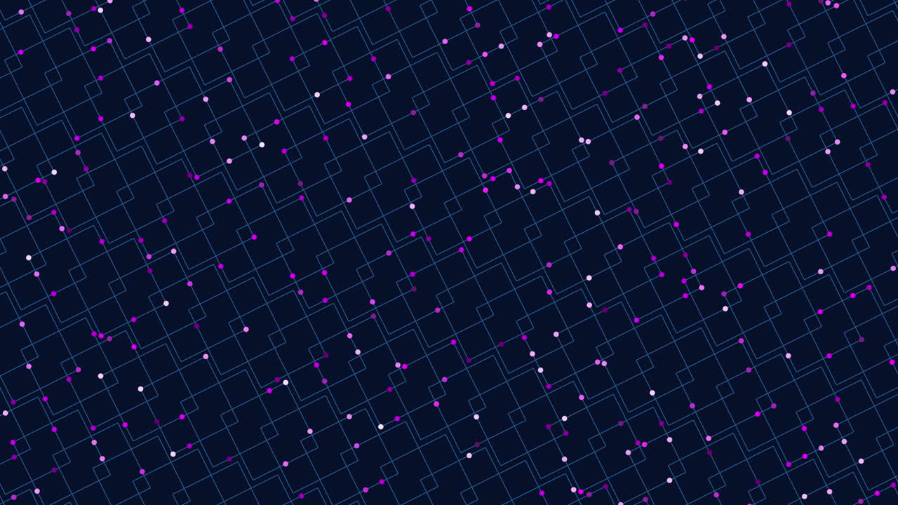 어두운 파란색 배경에 작은  점의 격자