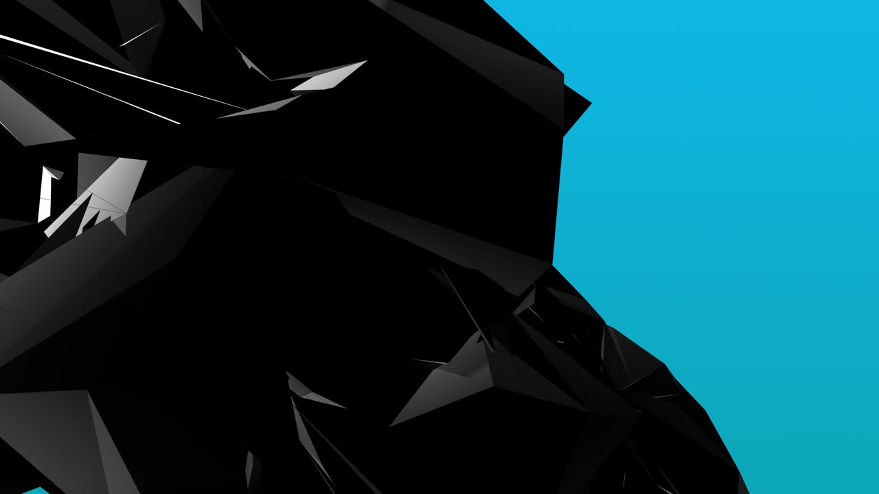 3d black abstract background