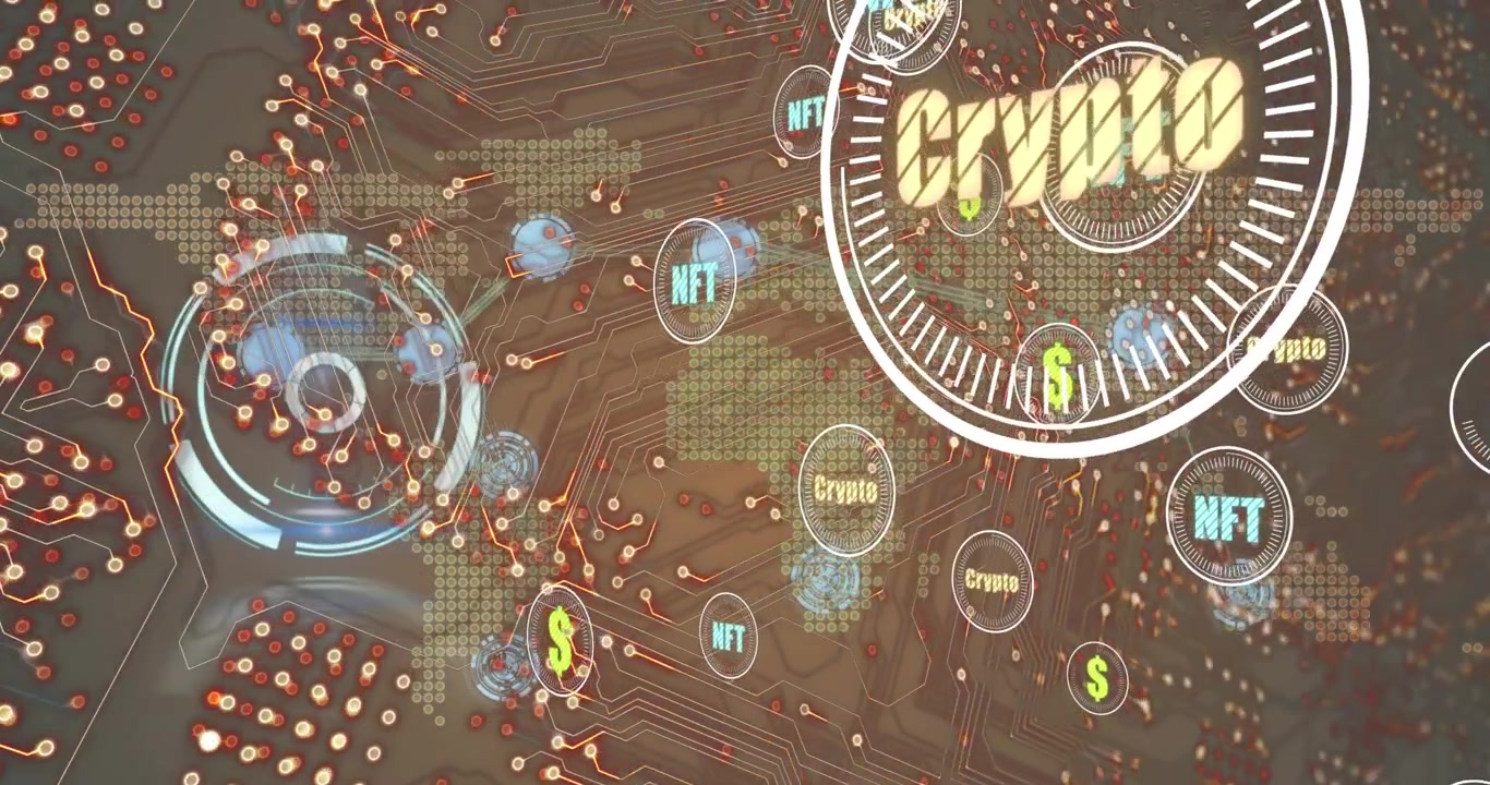 Animazione dell'elaborazione dati su sfondo bianco