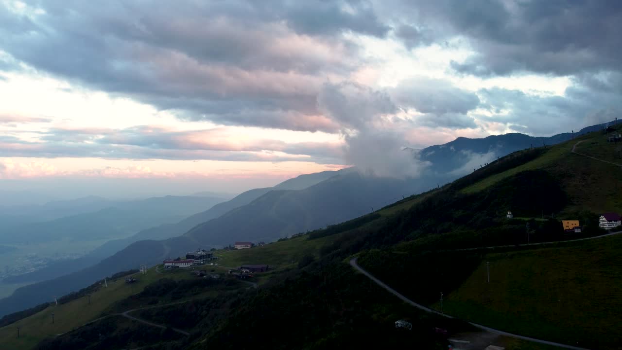 la vista aerea de hakuba