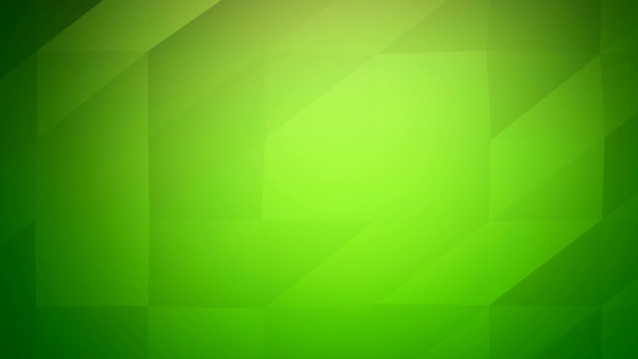video de baja poli 4k de triángulos geométricos abstractos con fondo verde en bucle