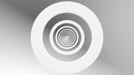 fondo abstracto con animación de vuelo en un túnel futurista abstracto.