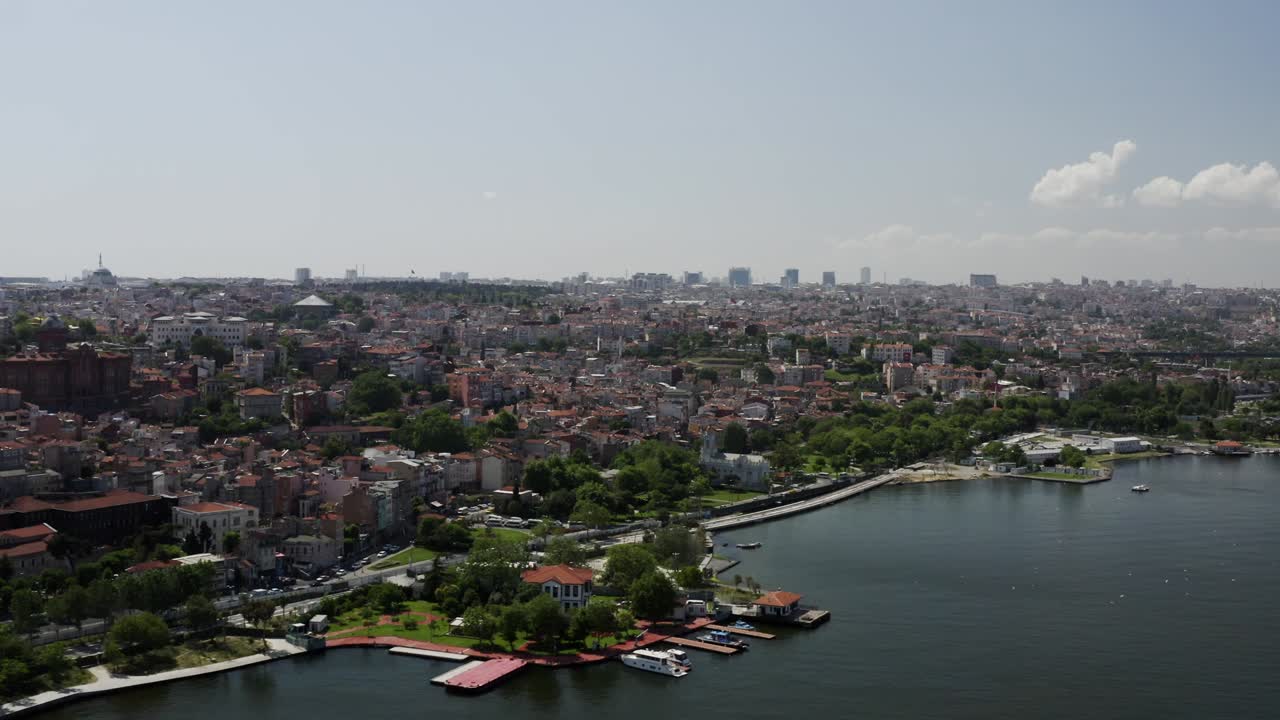 ciudad de estambul y edificios vista aérea 2