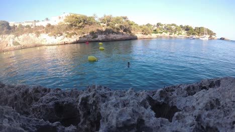 españa mallorca playas de cala ferrera y cala esmeralda a 4k 60fps y 30fps con un drone dji mavic air y action cam yi 4k+ dispara desde arriba y abajo