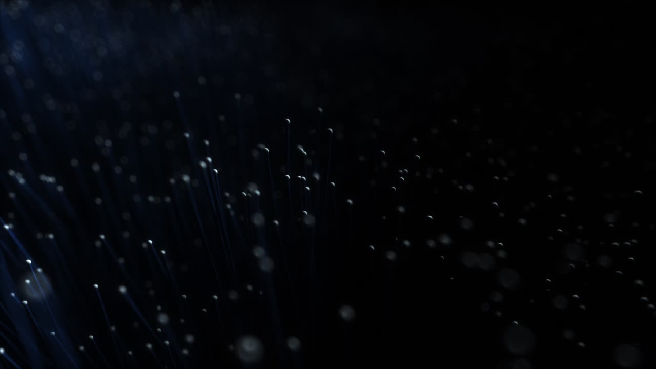 primer plano de fibra óptica