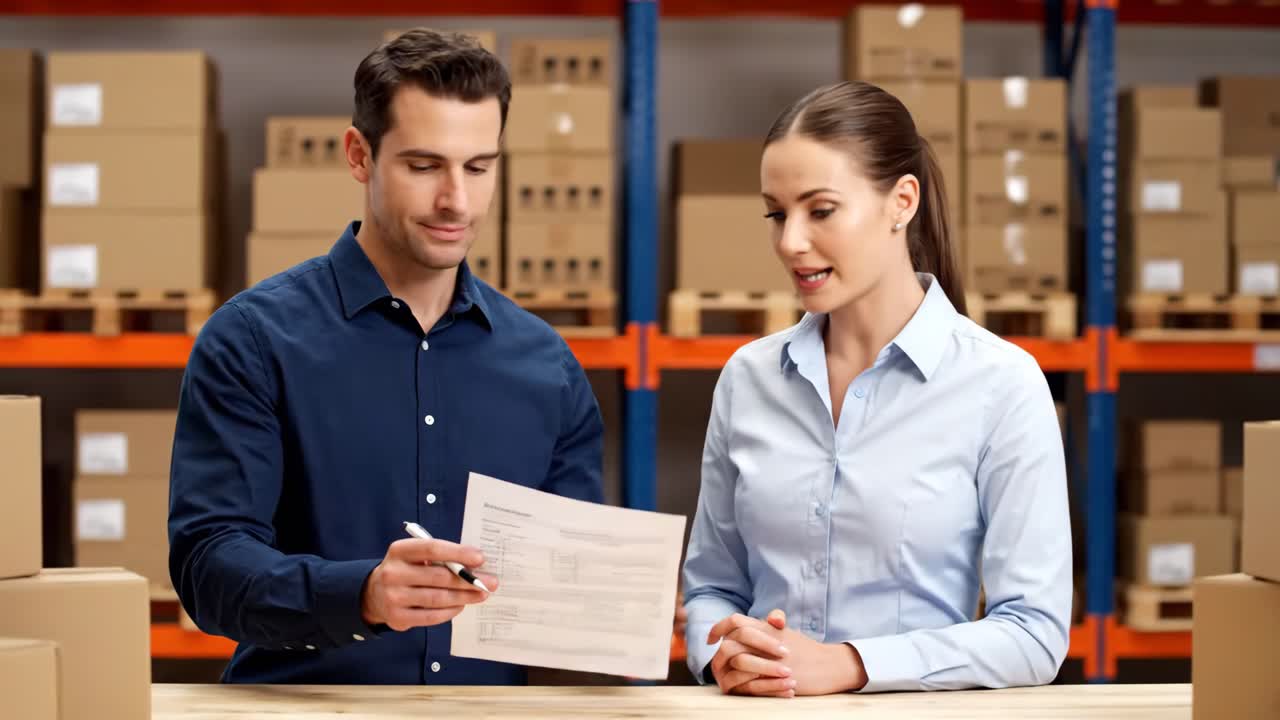 comprobación del inventario del almacén