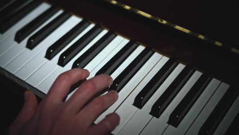 person playing piano