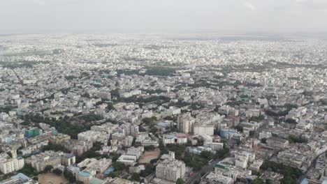 Amanecer-Sobre-Una-Ciudad-India-Capturado-En-Video-De-Un-Dron