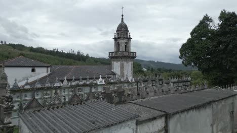 Aerial-panning-view-of-cemetery