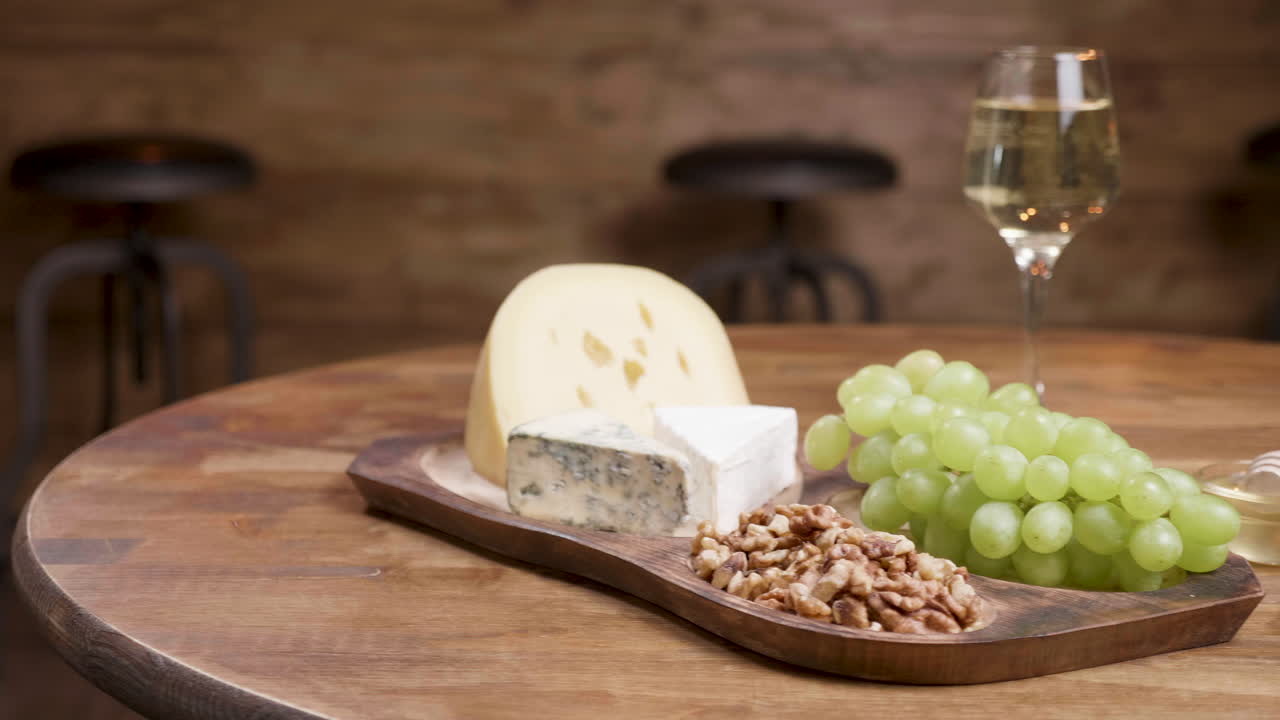 Cheese and Wine Still Life