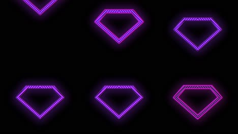 Neon-purple-retro-diamond-pattern