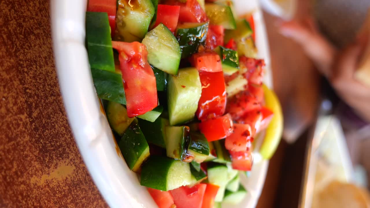 Tomato and Cucumber Salad