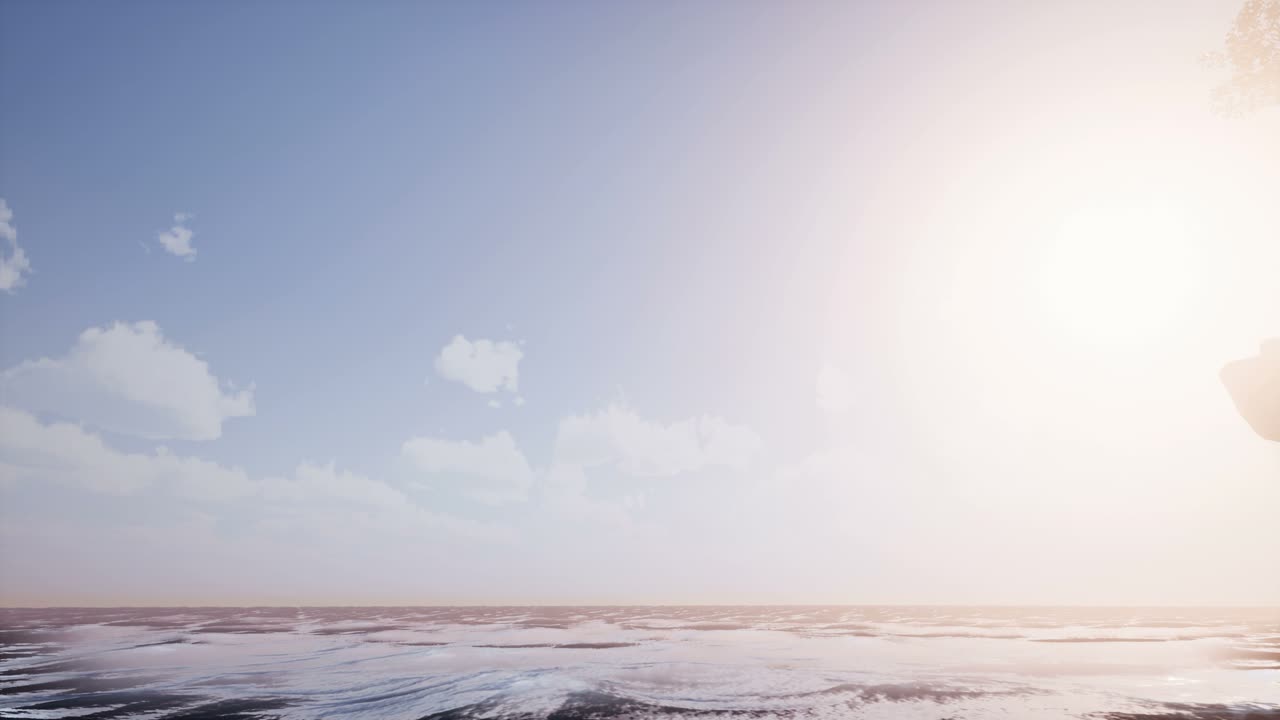 바위 섬과 바다와 같은 나무