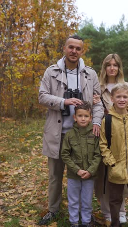 happy family at the countryside