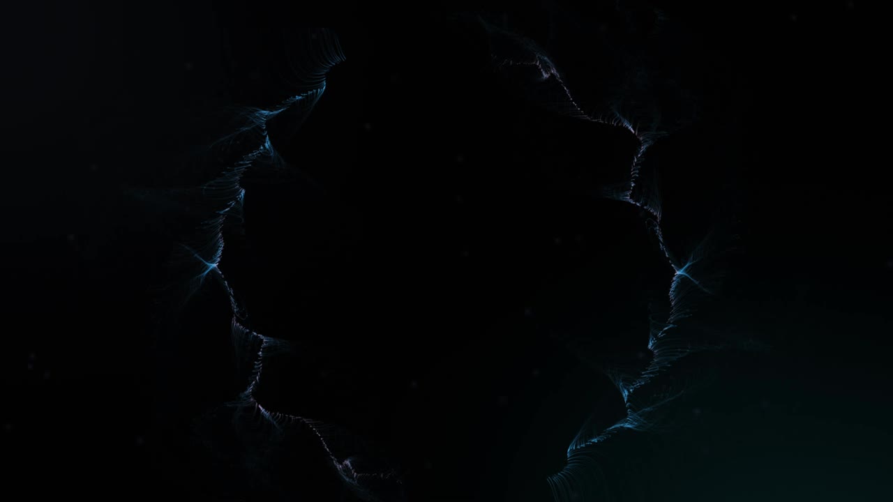 animación de la explosión de rastros de luz púrpura sobre fondo negro