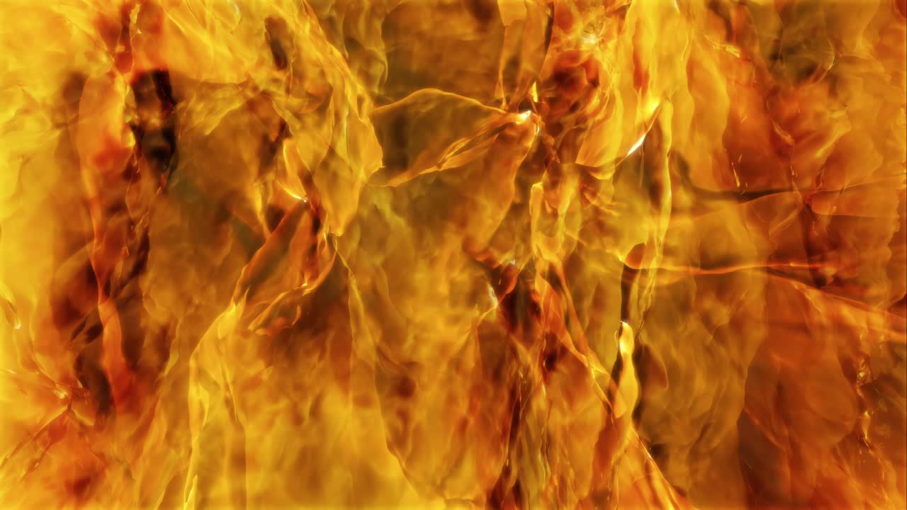 Abstract Liquid Fire Wall Background Loop
