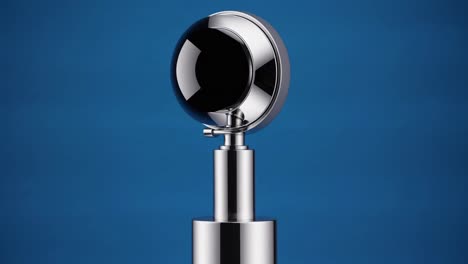 stylish chrome vanity mirror