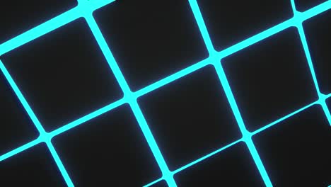 superficie ondulada hecha de cubos negros con fondo brillante