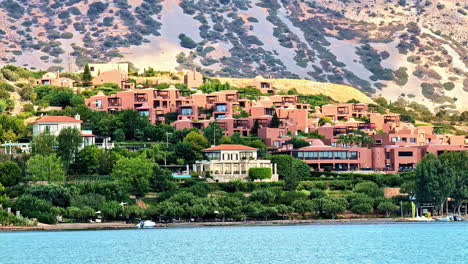 luxury hillside resort on the mediterranean coast