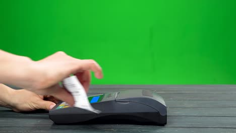 using a point of sale terminal