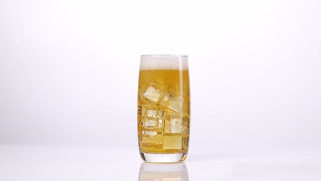 glass of iced beer