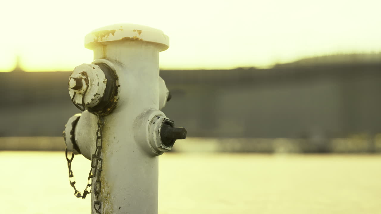 도시 에서 골든 어워 에 있는 해안 근처 에 있는 소방 소화기