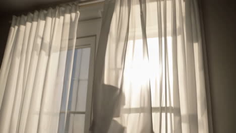 toddler looking out the window