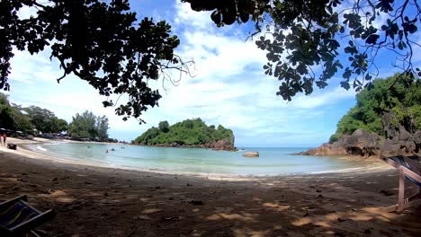 on the beach in thailand