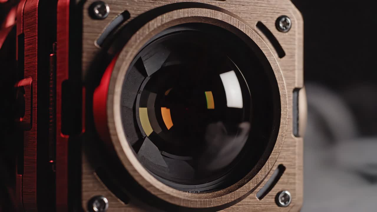 Abstract Camera Lens Close-up