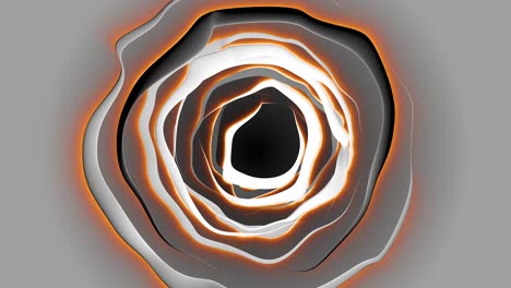 abstract circle with light rays coloured