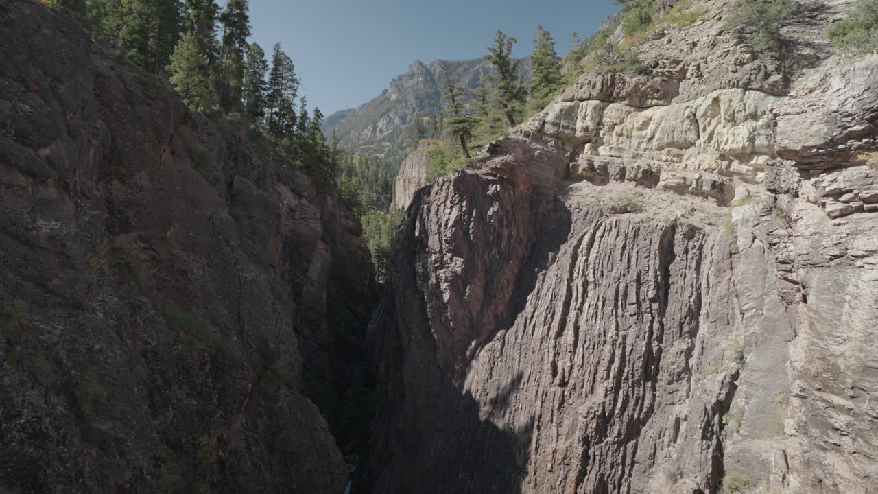 Rocky Canyon with Trees
