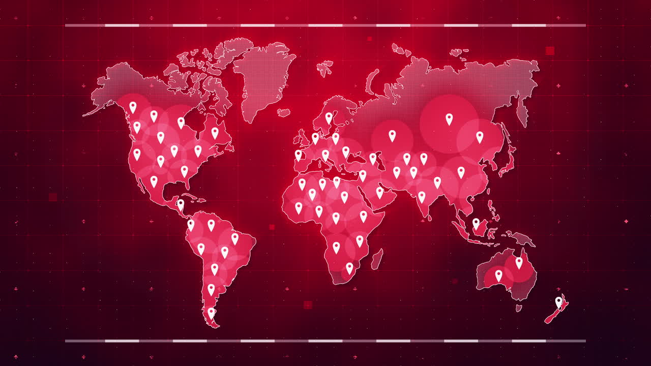 covid-19 확산 세계지도 전면
