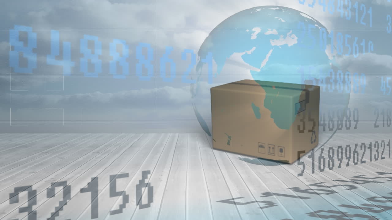 데이터 처리와 함께 떨어지는 패키지