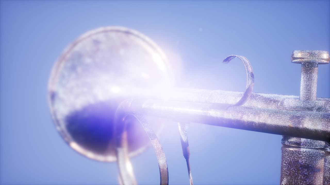 4k 슈퍼 슬로우 모션 청동 트럼 ⁇