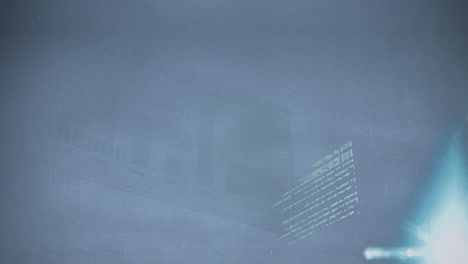 animación de gráficos de barras, datos financieros con destellos en la interfaz gráfica de la computadora