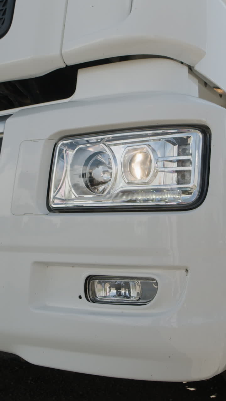 Truck Headlight Close-Up