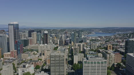 Seattle-Washington-Aerial-v118-birdseye-shot-of-First-Hill-neighborhood-and-Lake-Washington---June-2020