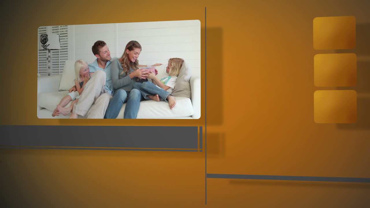 niños ofreciendo un regalo a su madre