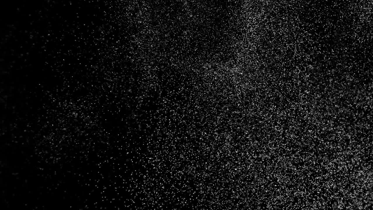 animación digital abstracta ruido blanco sobre fondo negro.