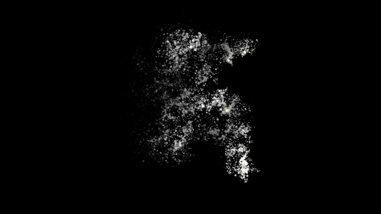 Swastika Religious symbol Animation, Particle Animation of Religious Swastika Icon.